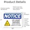 Signmission UV Light Hazard Avoid Looking Sign, Vinyl Decal, 10in W x 7in L, 2PK OS-2PACK-NS-D-710-L-18852 - alternate 4